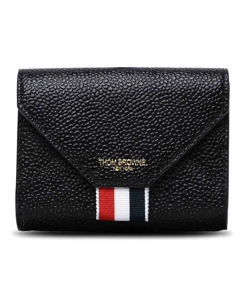 Thom Browne Portemonnaie - Schwarz Schwarz