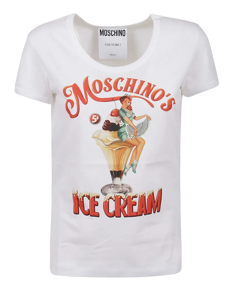 Moschino T-Shirt - Weiß Weiß