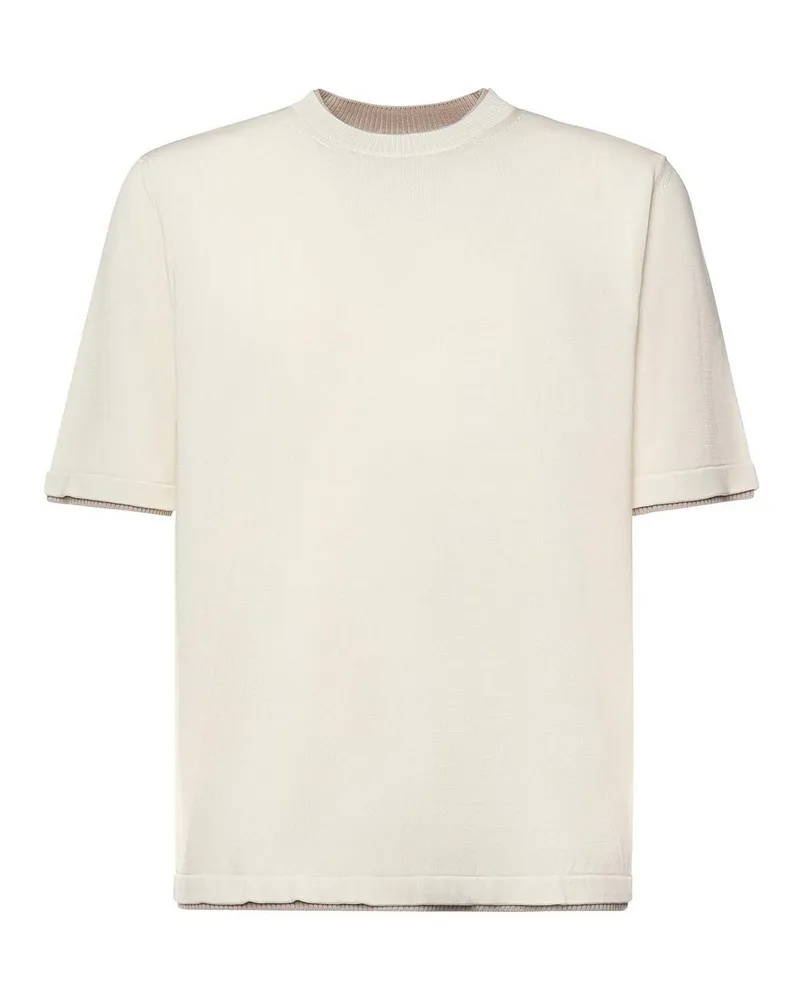 Eleventy T-Shirt - Weiß Weiß