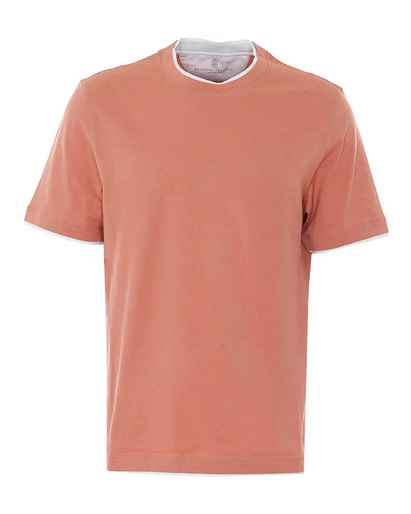 Brunello Cucinelli T-Shirt - Orange Orange