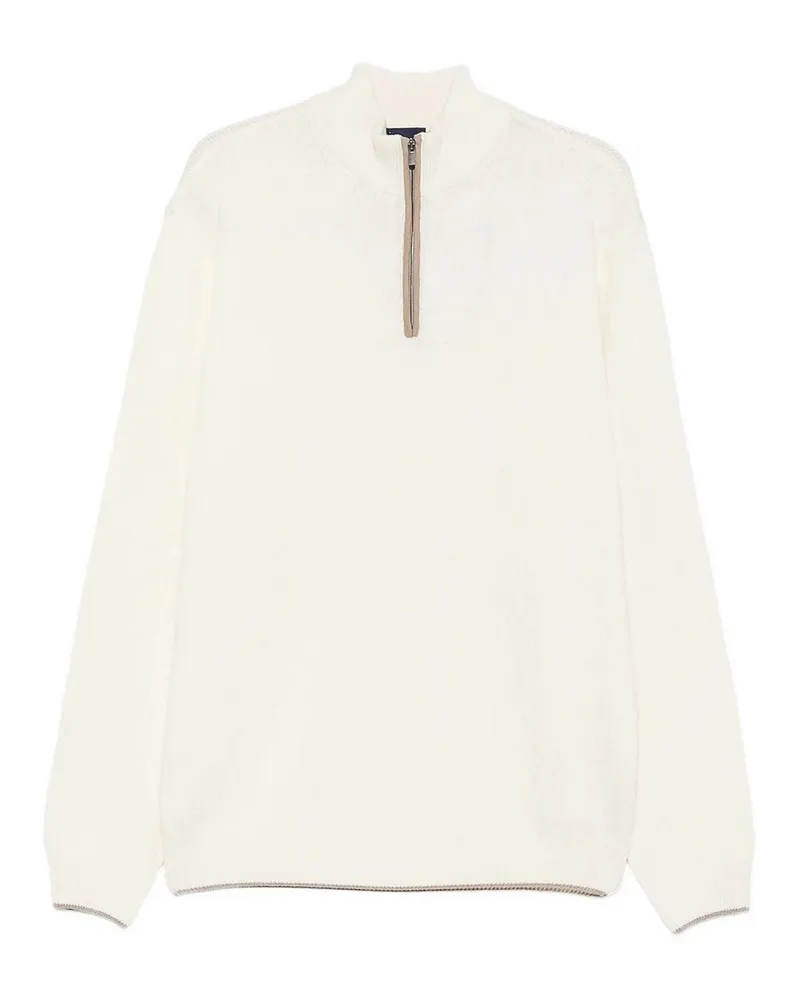 Paul & Shark Rollkragenpullover - Weiß Weiß