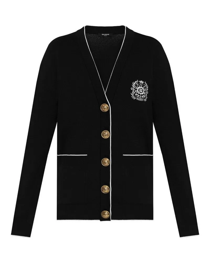 Balmain Cardigan - Schwarz Schwarz