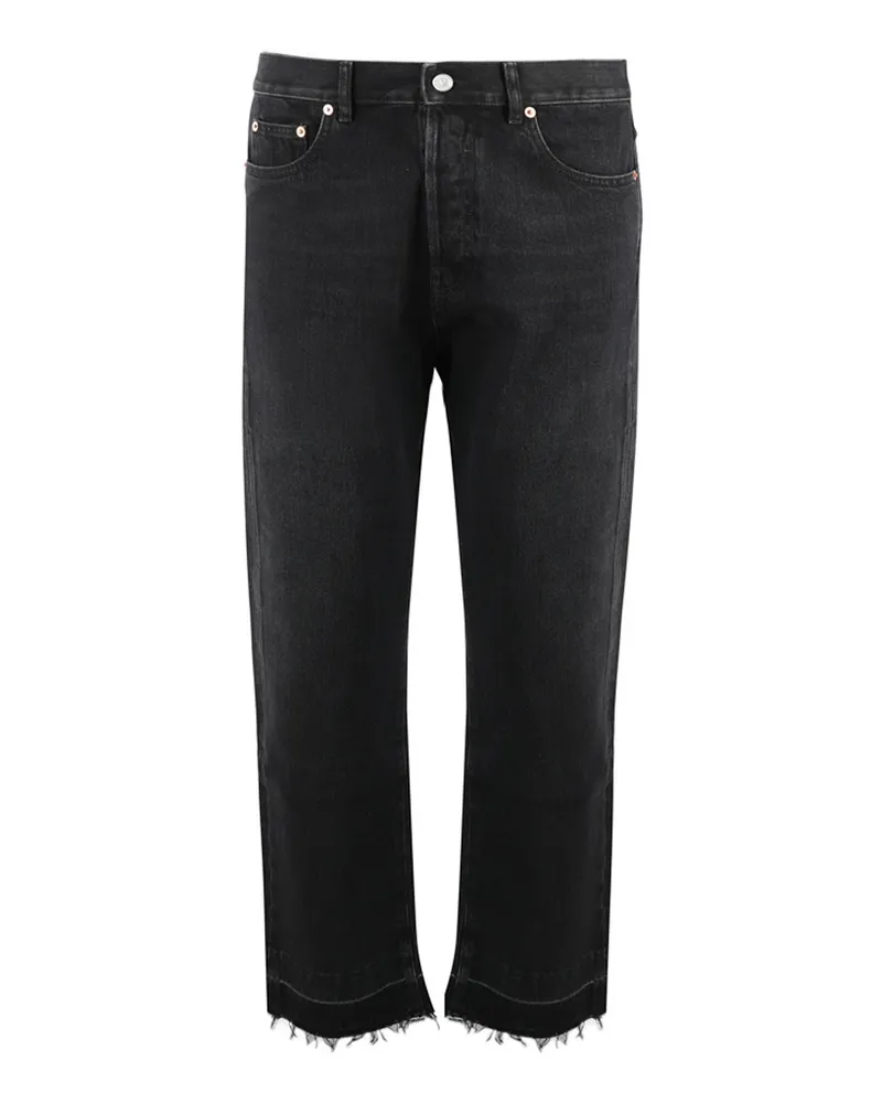Valentino Garavani Straight Leg Jeans - Schwarz Schwarz