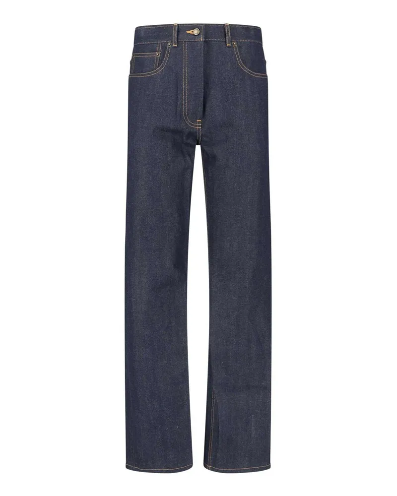 Thom Browne Straight Leg Jeans - Blau Blau