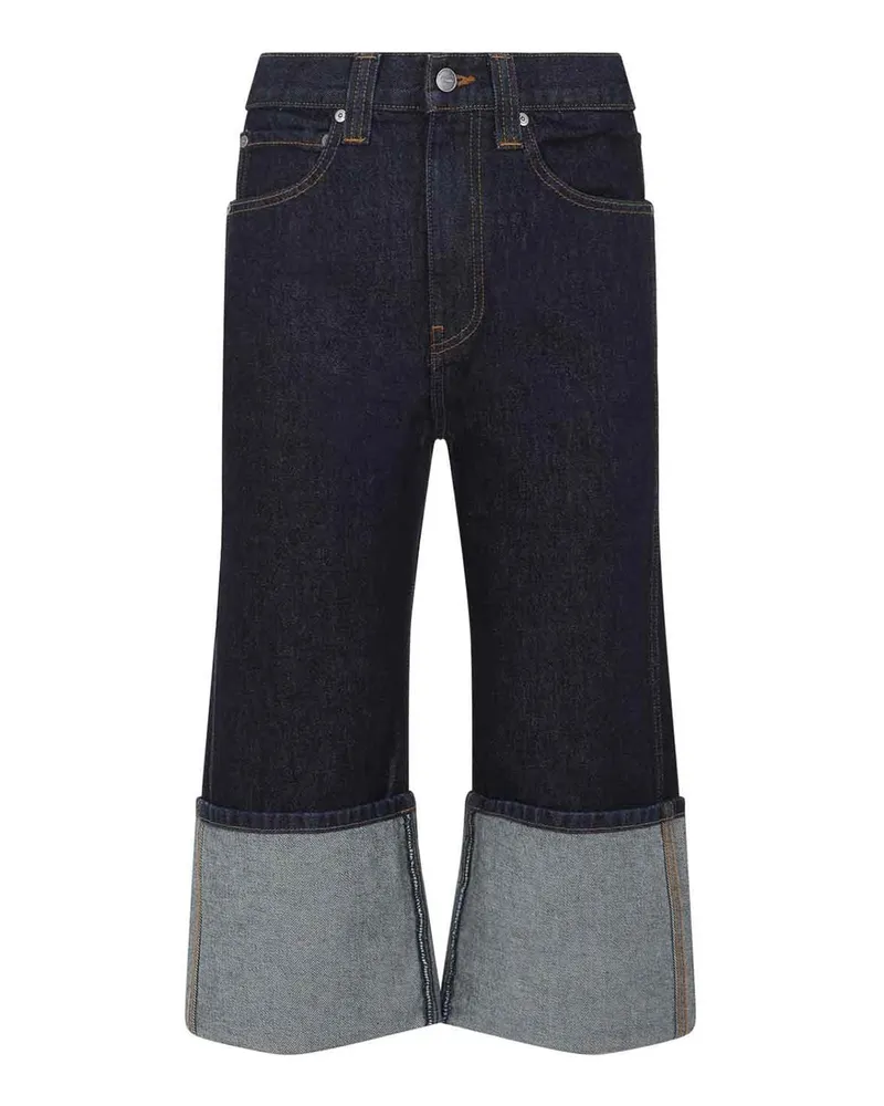 KHAITE Straight Leg Jeans - Blau Blau