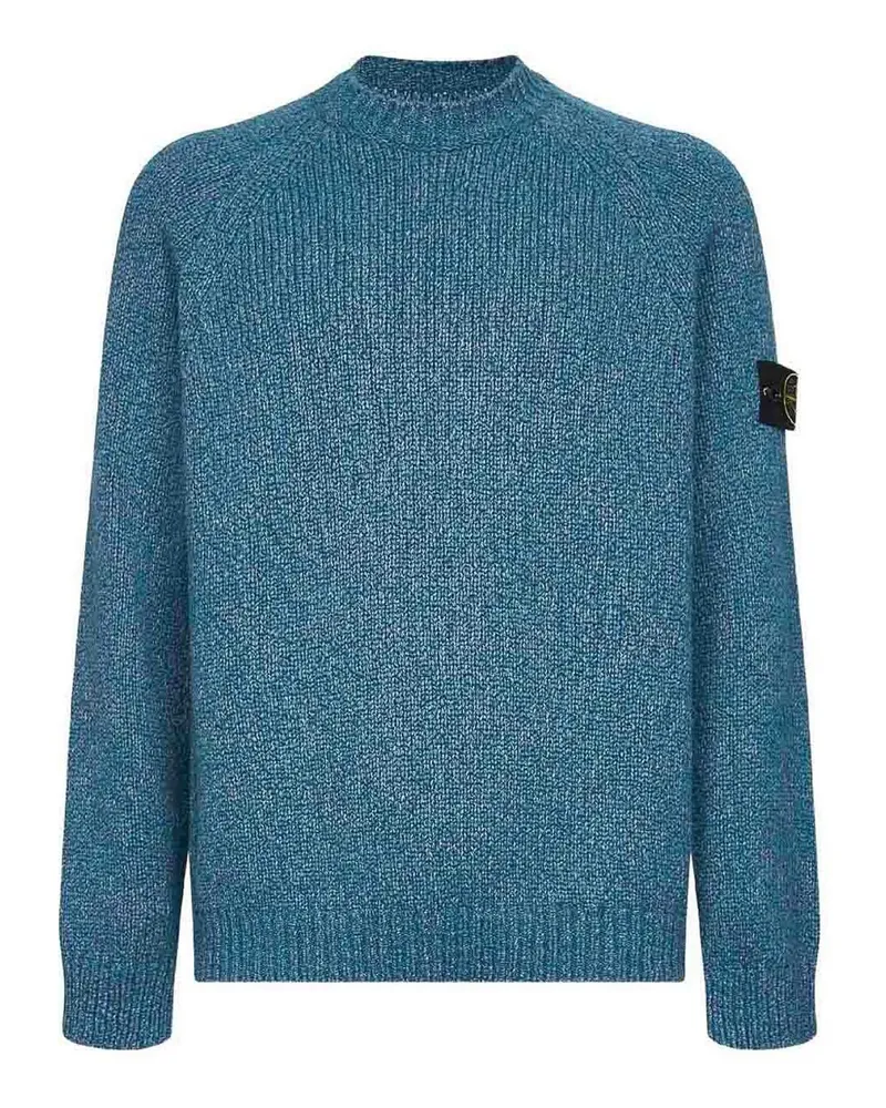 Stone Island Rundhalspullover - Grau Grau