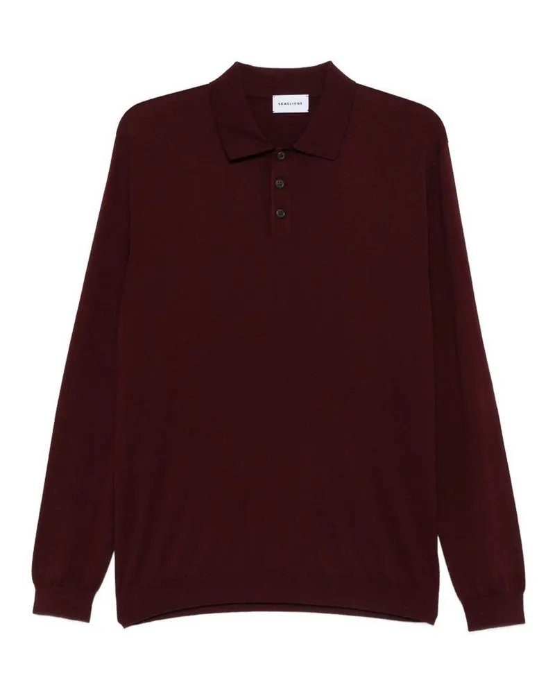 Scaglione Poloshirt - Dunkelrot Dunkelrot