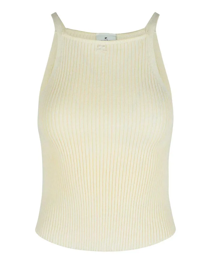 Courrèges Top - Weiß Weiß