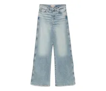 Straight Leg Jeans - Blau