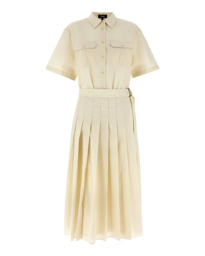 Theory Knielanges Kleid - Beige Beige