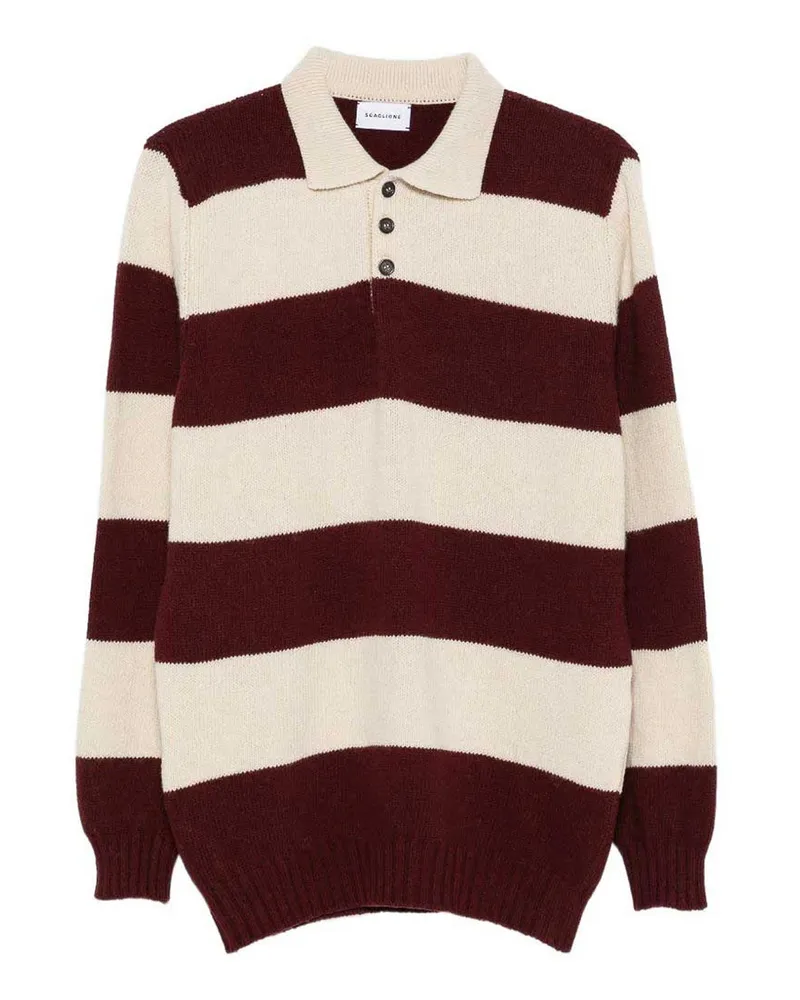 Scaglione Rundhalspullover - Beige Beige