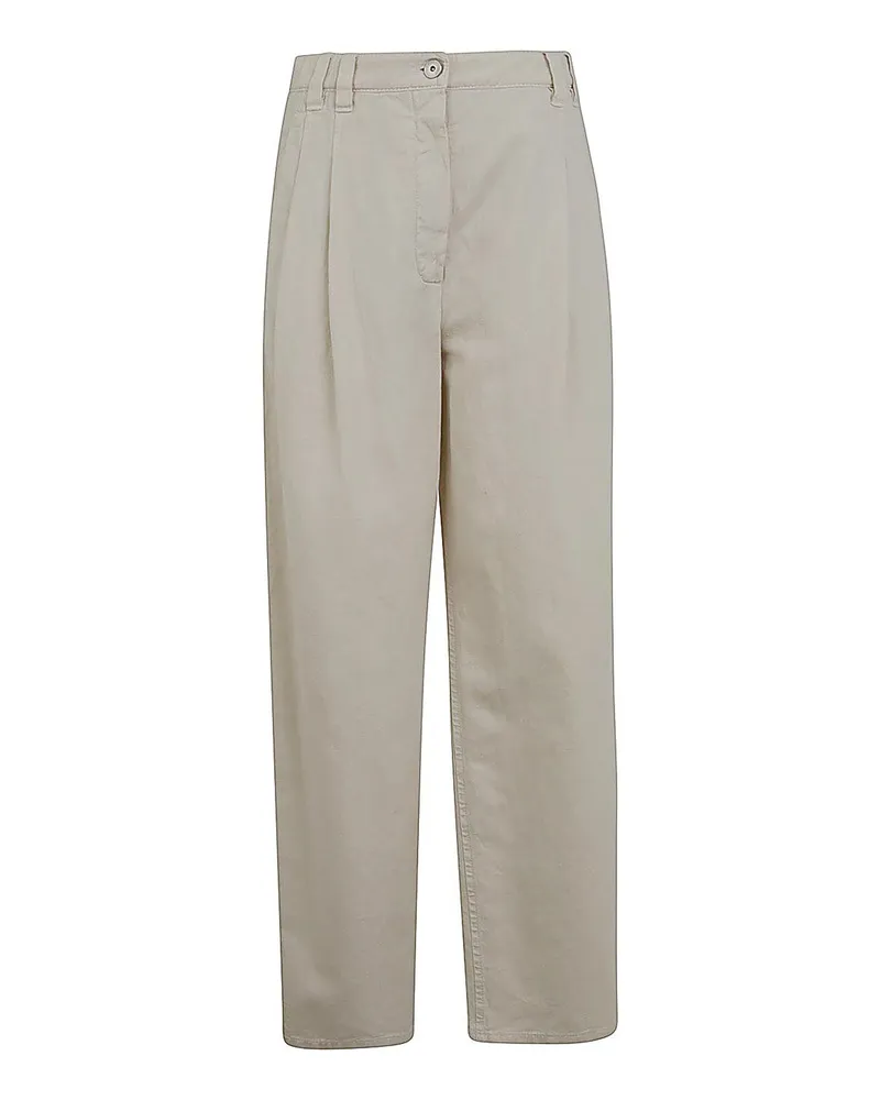 Brunello Cucinelli Casual Hose - Weiß Weiß