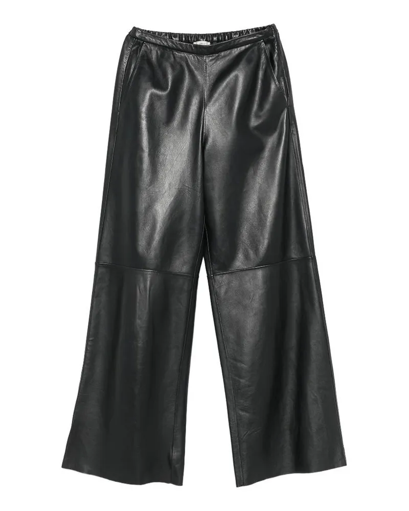 forte_forte Formale Hose - Schwarz Schwarz