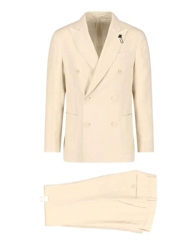LARDINI Eleganter Anzug - Weiß Weiß