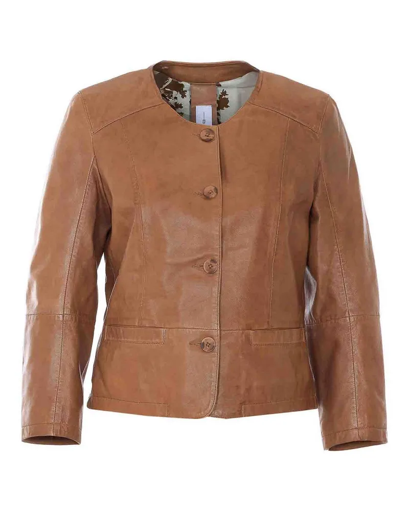 Bully Lederjacke - Braun Braun