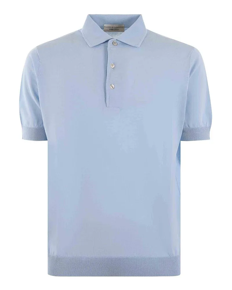 Filippo de Laurentiis Poloshirt - Hellblau Hellblau