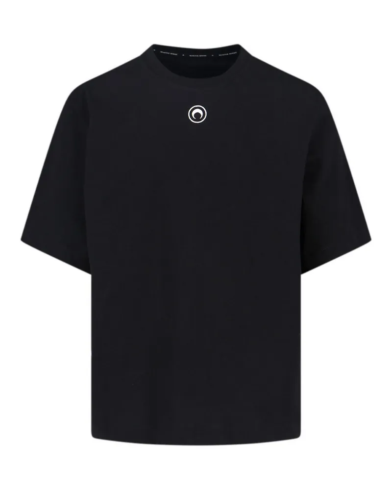 Marine Serre T-Shirt - Schwarz Schwarz