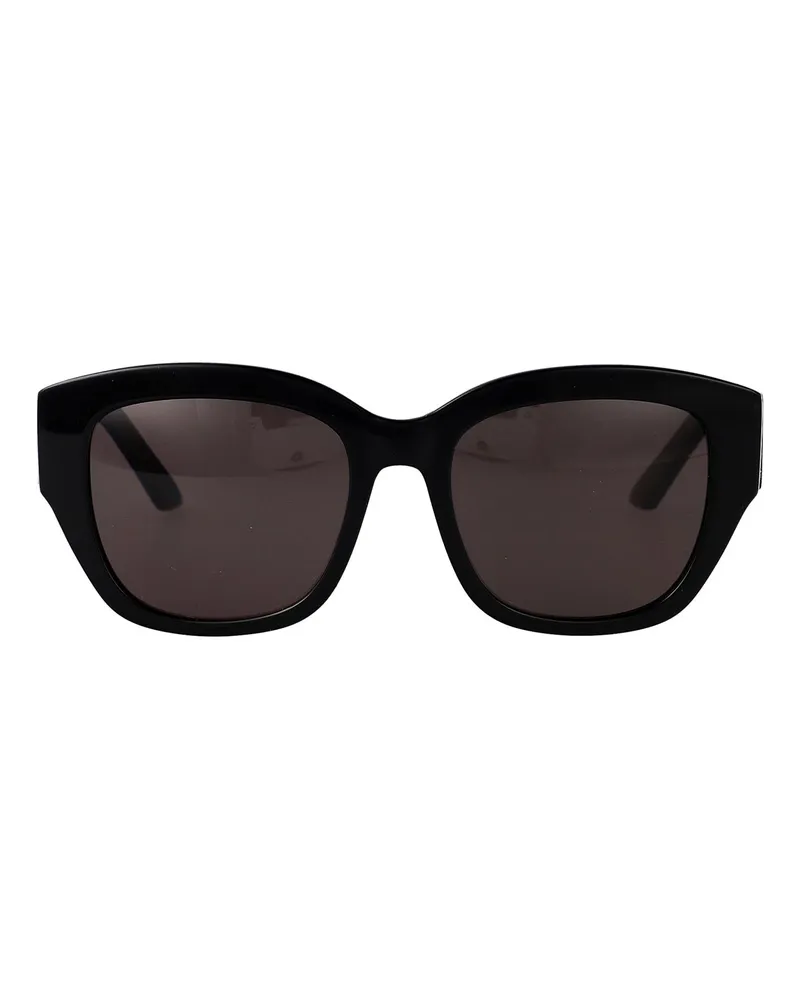 Alexander McQueen Sonnenbrille - Schwarz Schwarz
