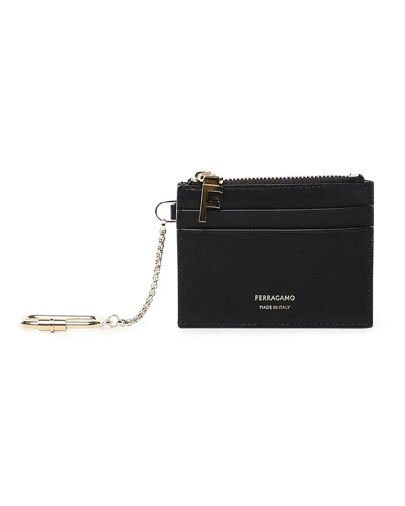 Ferragamo Portemonnaie - Schwarz Schwarz