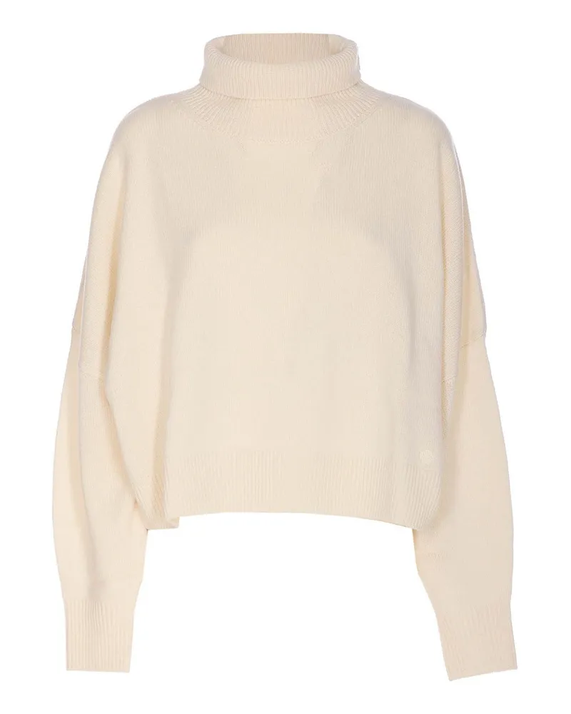 Loulou Studio Rollkragenpullover - Weiß Weiß