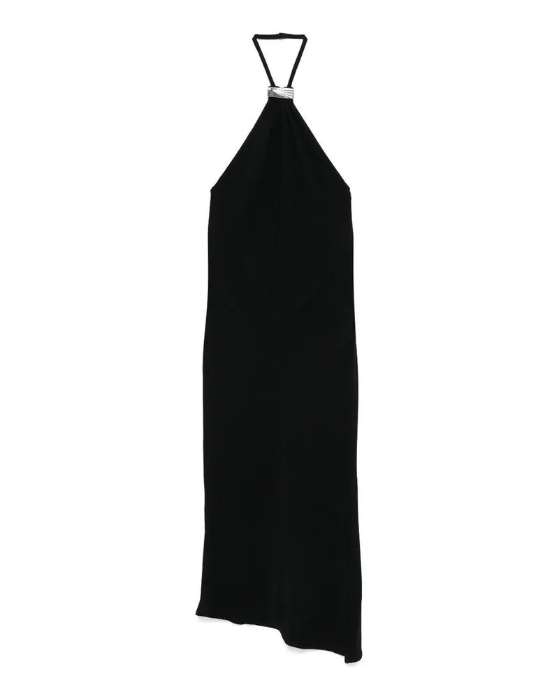 ATTICO Knielanges Kleid - Schwarz Schwarz