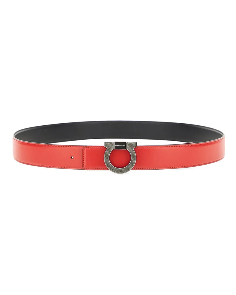 Ferragamo Gürtel - Schwarz Rot