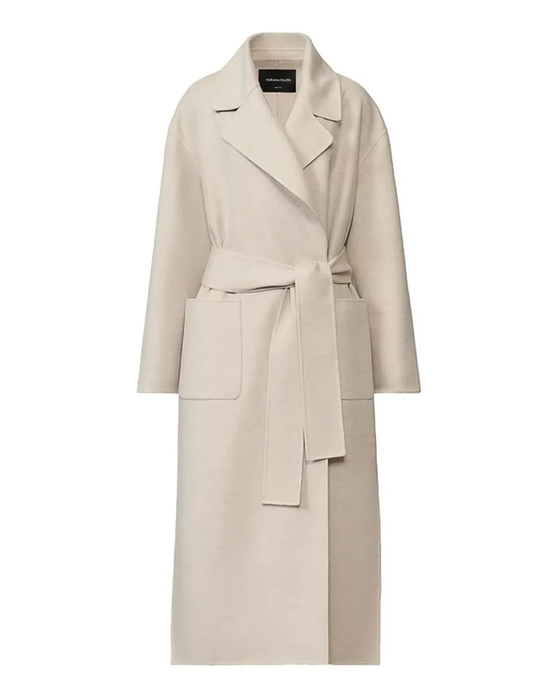Fabiana Filippi Langer Mantel - Beige Beige