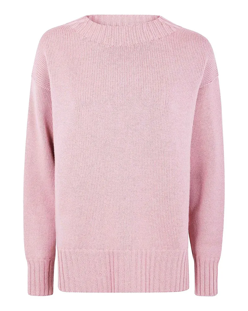 Drumohr  Rundhalspullover - Rosa Rosa