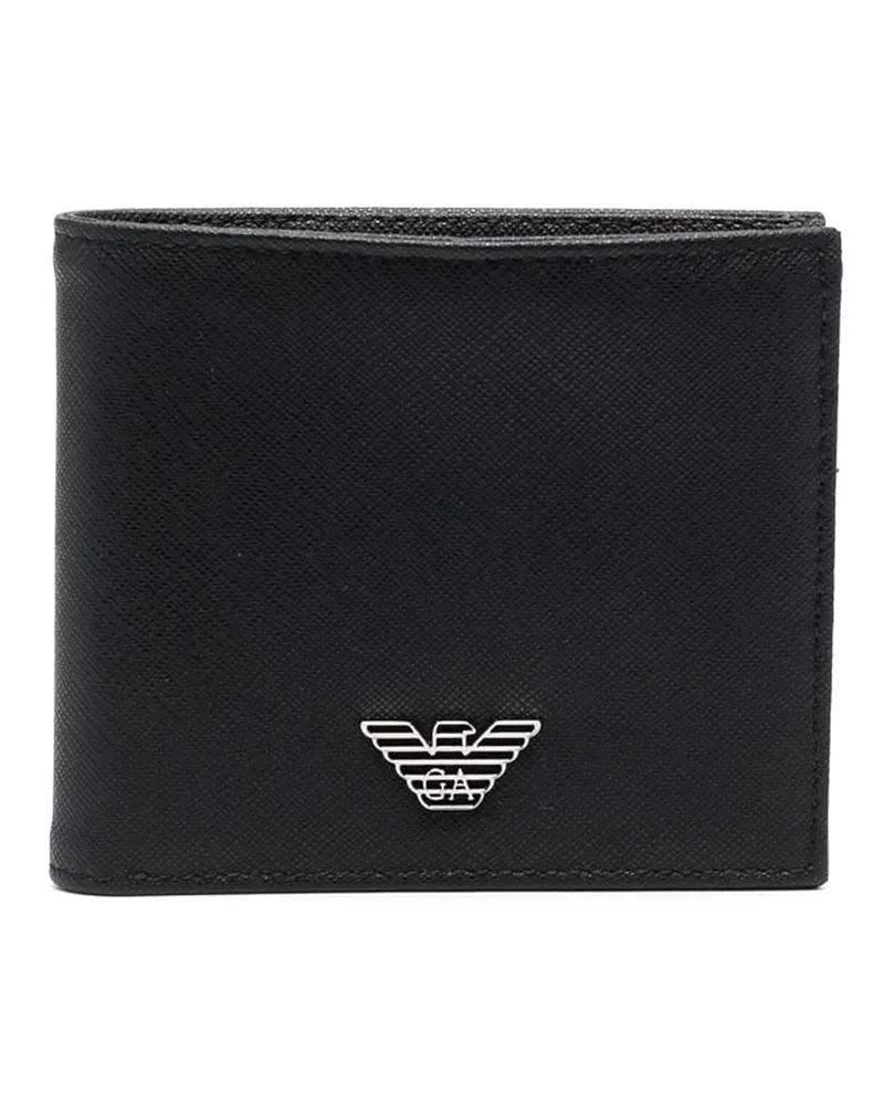 Emporio Armani Portemonnaie - Schwarz Schwarz