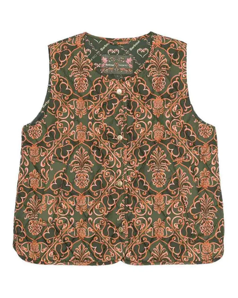 Barbour Rundhalspullover - Grün Grün
