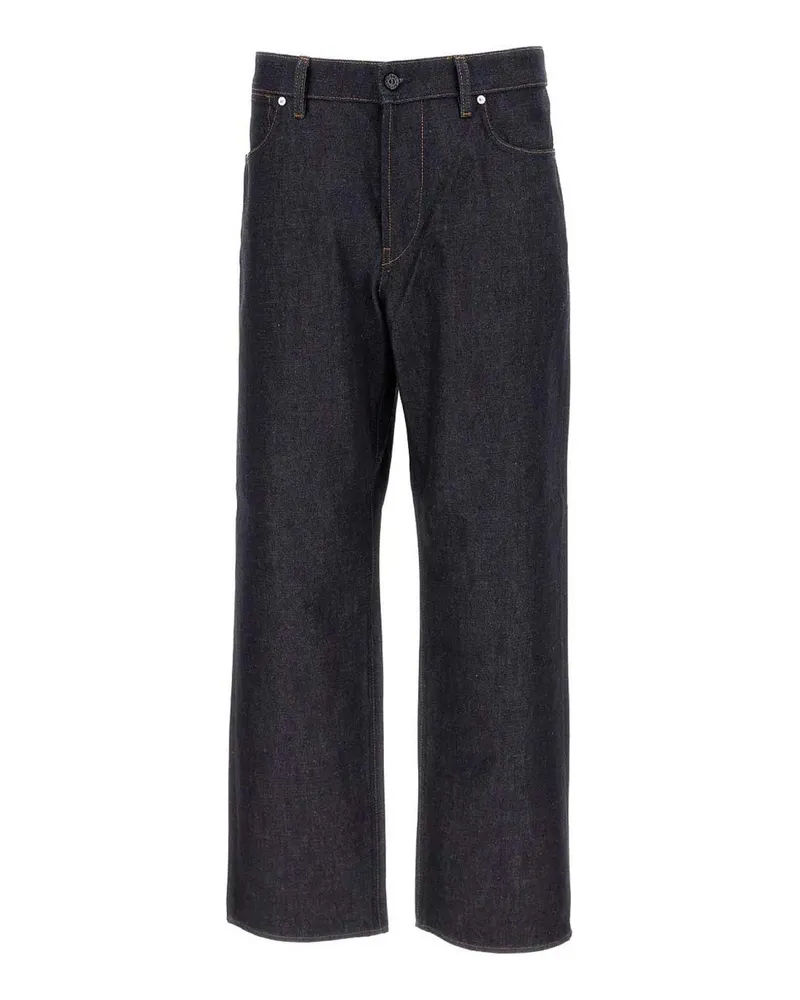 Stone Island Straight Leg Jeans - Blau Blau