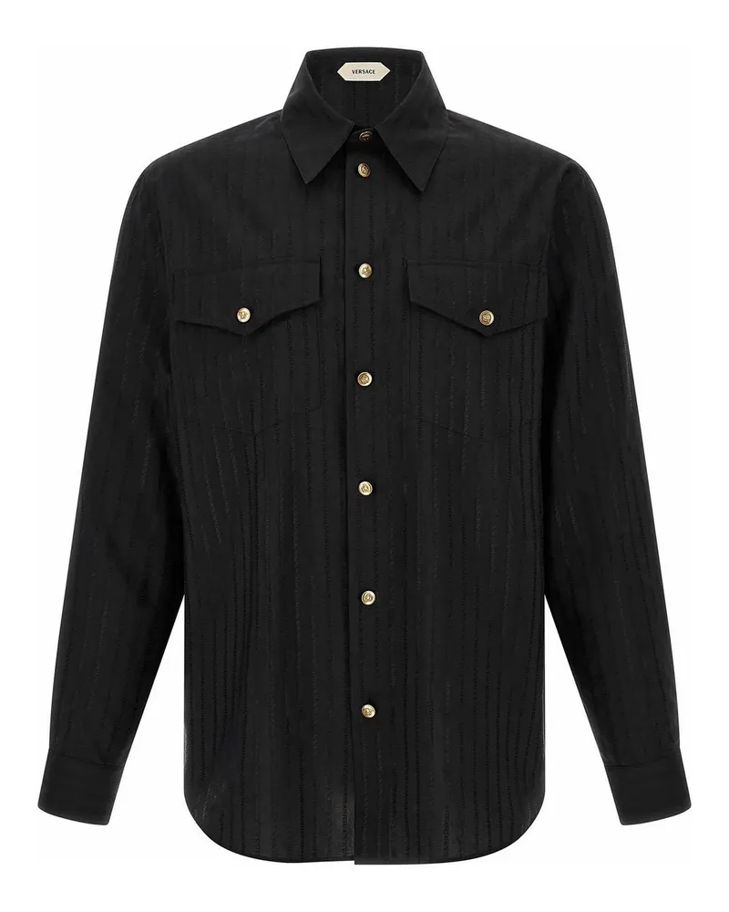 Versace Hemd - Schwarz Schwarz