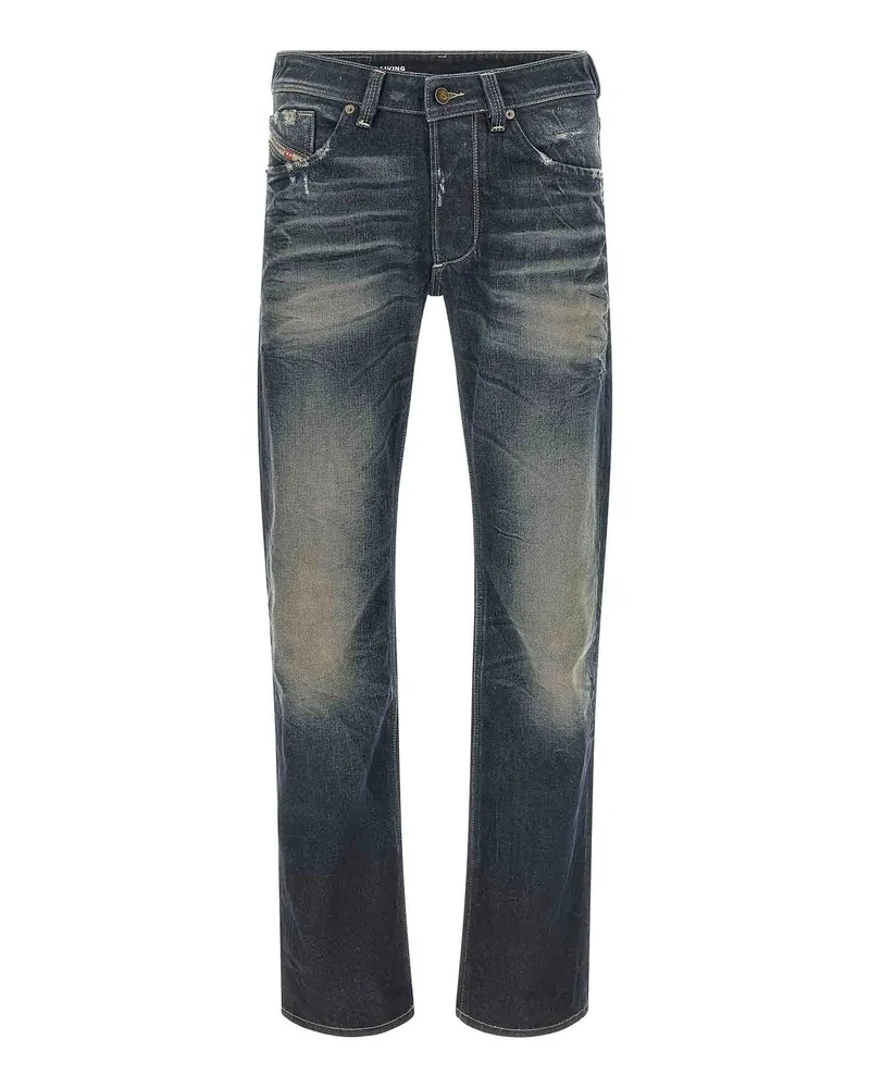 Diesel Straight Leg Jeans - Blau Blau