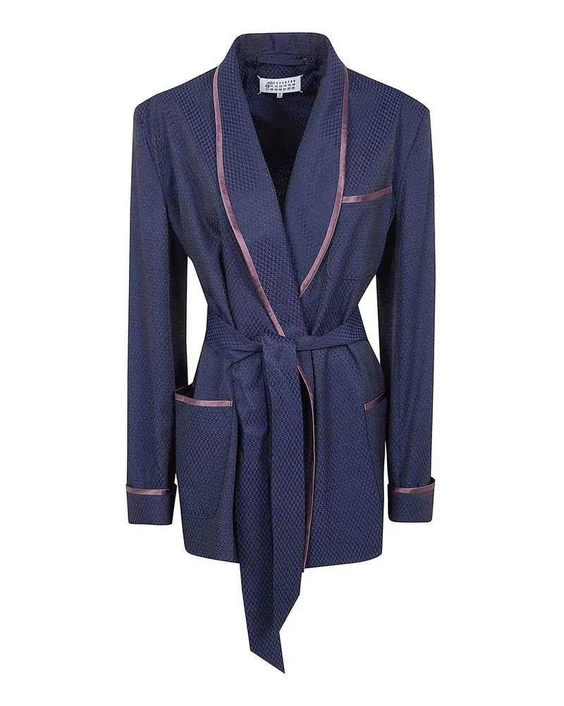 Maison Margiela Kurzer Mantel - Blau Blau