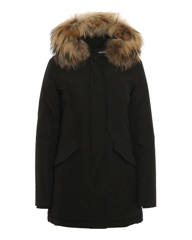 Woolrich Daunenmantel - Arctic Raccoon Schwarz