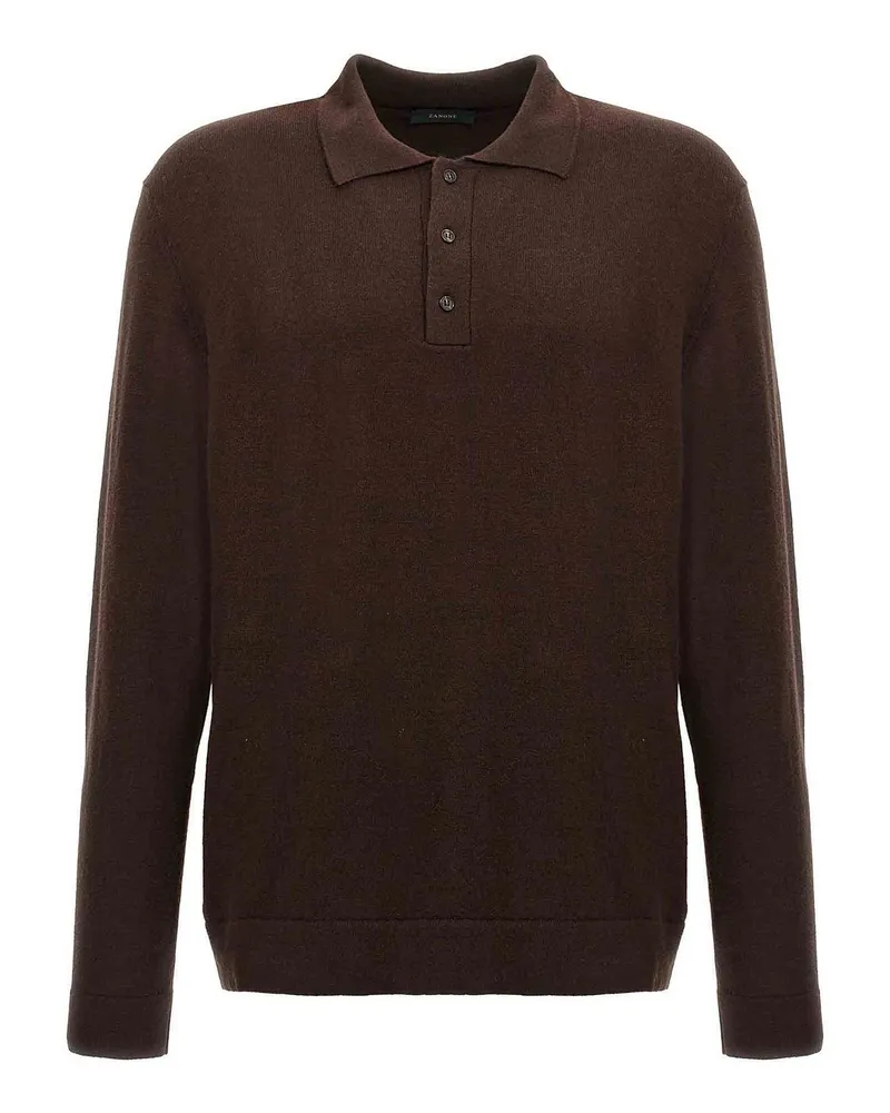 Zanone Poloshirt - Braun Braun