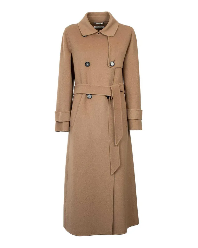 Max Mara Kurzer Mantel - Beige Beige