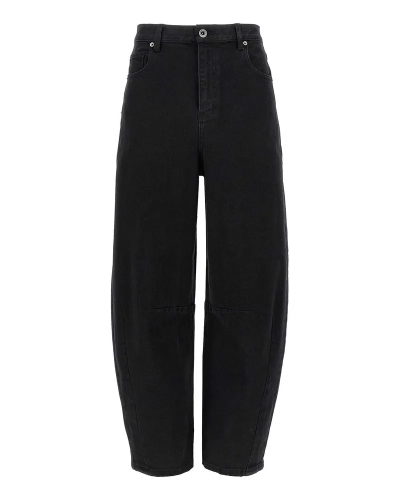Self-Portrait Bootcut Jeans - Schwarz Schwarz