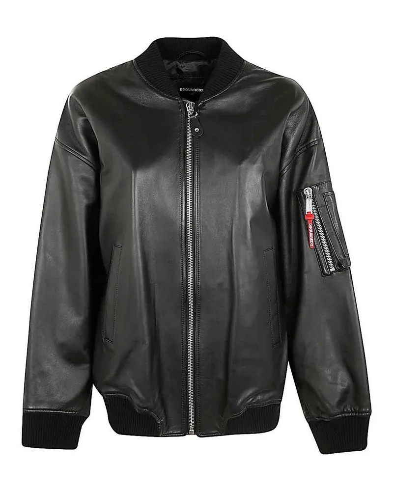Dsquared2 Bomberjacke - Schwarz Schwarz