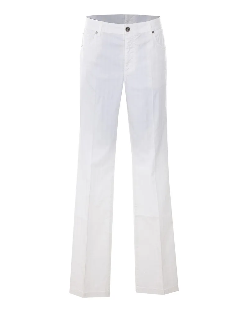 Etro Casual Hose - Weiß Weiß