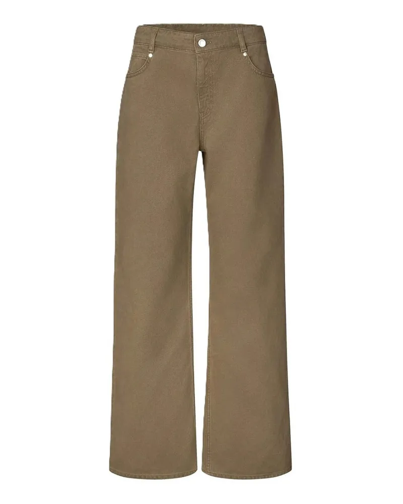 Stine Goya Straight Leg Jeans - Beige Beige