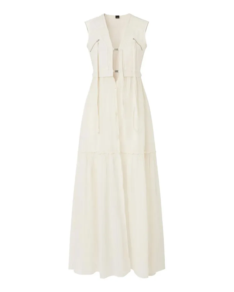 Pinko Maxikleid - Weiß Weiß