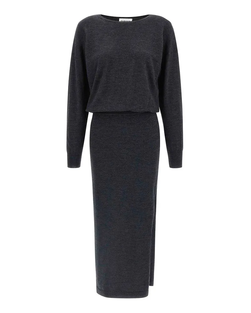 P.A.R.O.S.H. P. A.R. O.S. H. Knielanges Kleid - Grau Grau