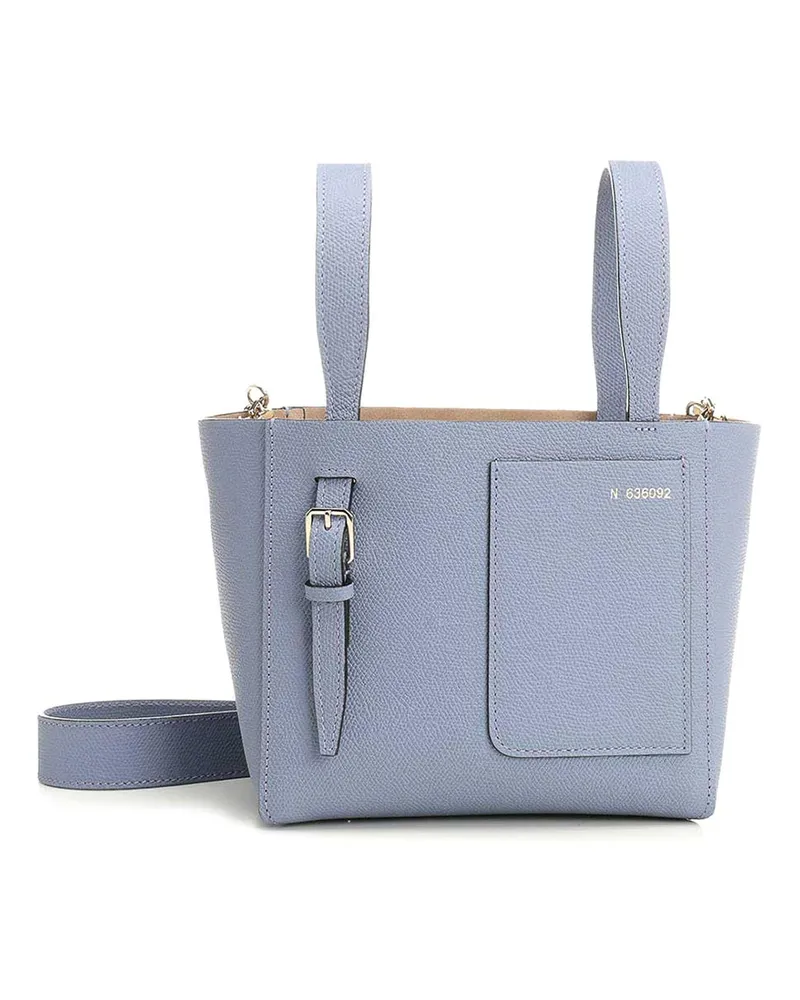 Valextra Schultertasche - Hellblau Hellblau