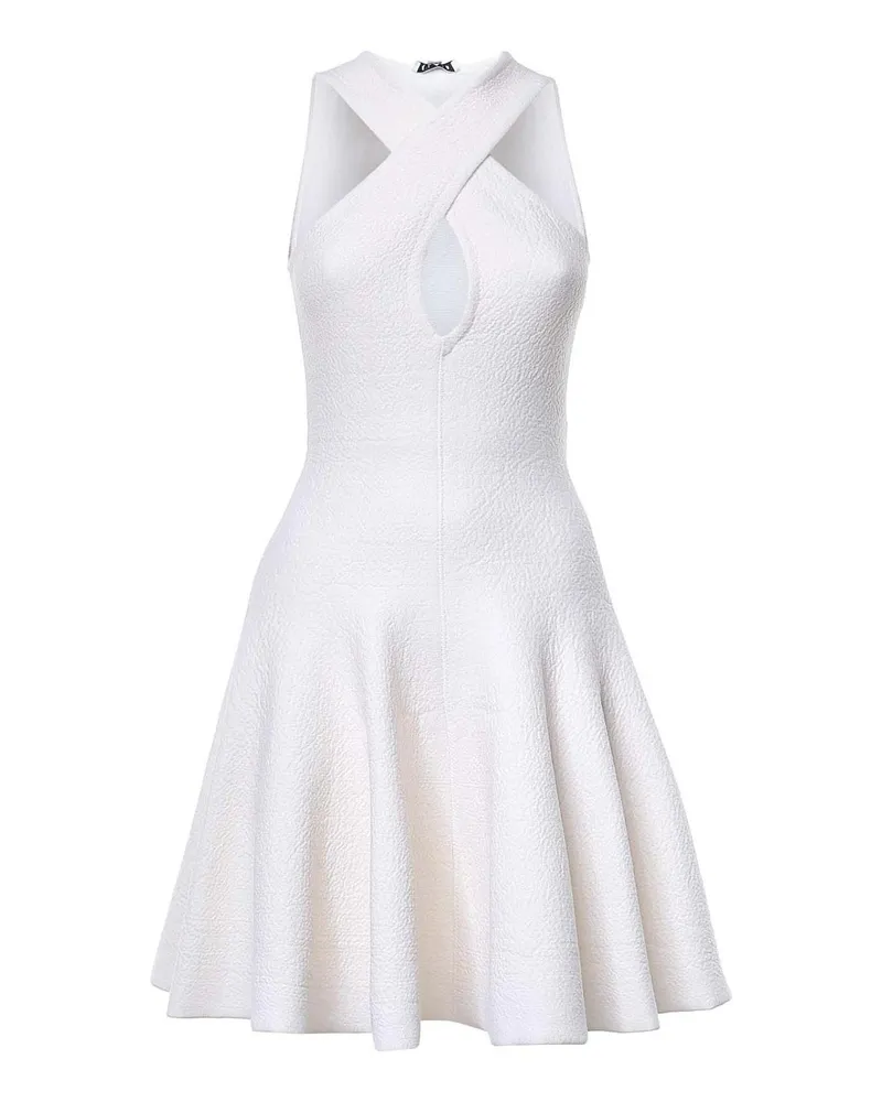 Alaïa Schlagjeans - Weiß Weiß