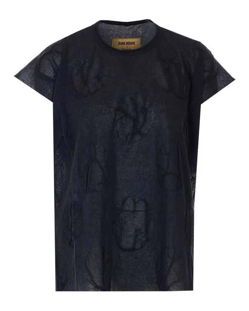 Uma Wang Top - Schwarz Schwarz