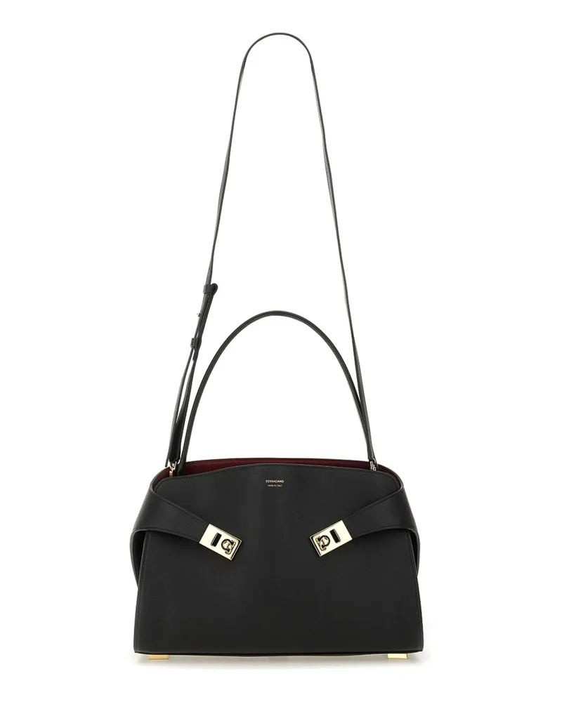 Ferragamo Schultertasche - Schwarz Schwarz