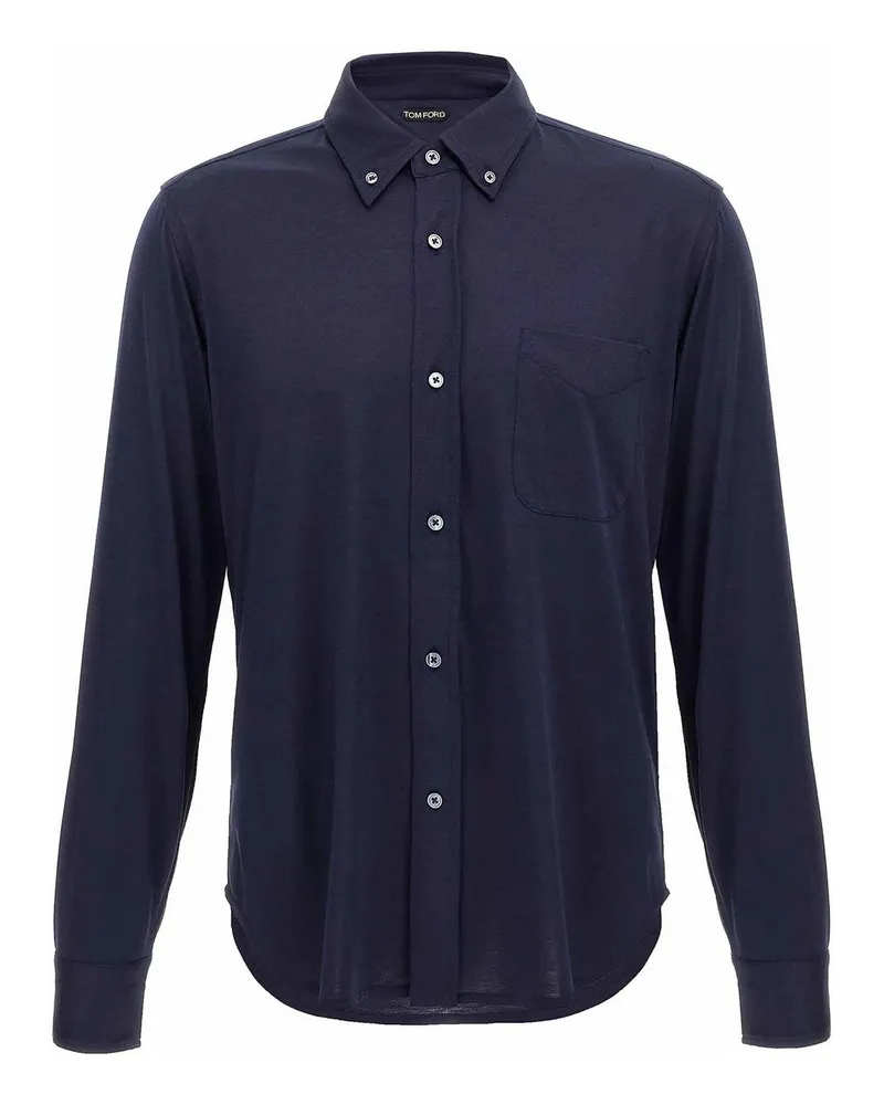 Tom Ford Hemd - Blau Blau