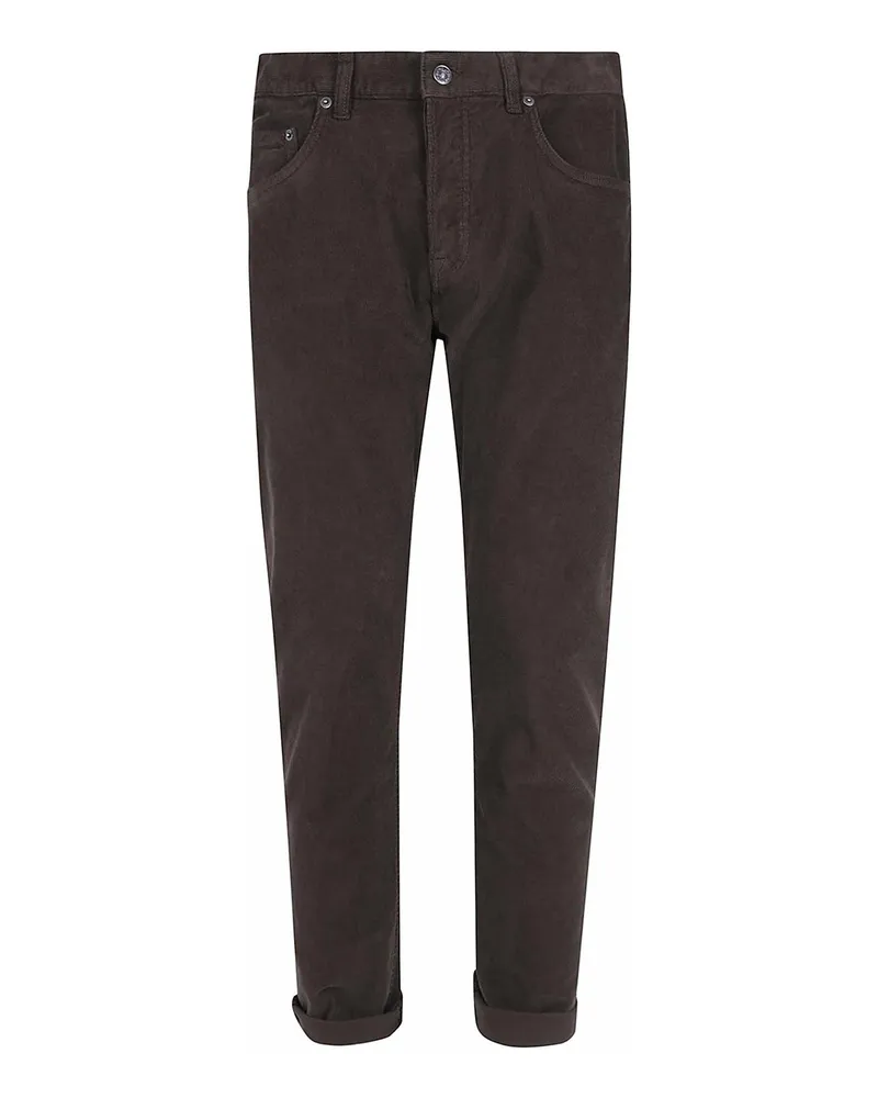 Dondup Straight Leg Jeans - Braun Braun