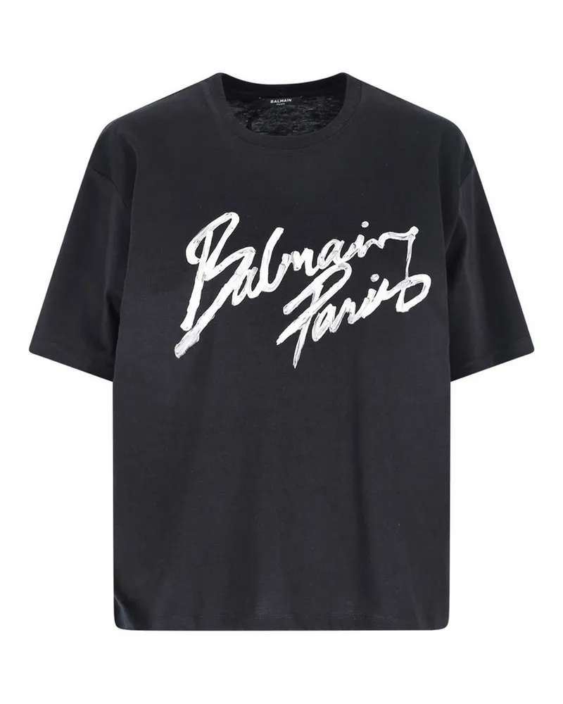 Balmain T-Shirt - Schwarz Schwarz